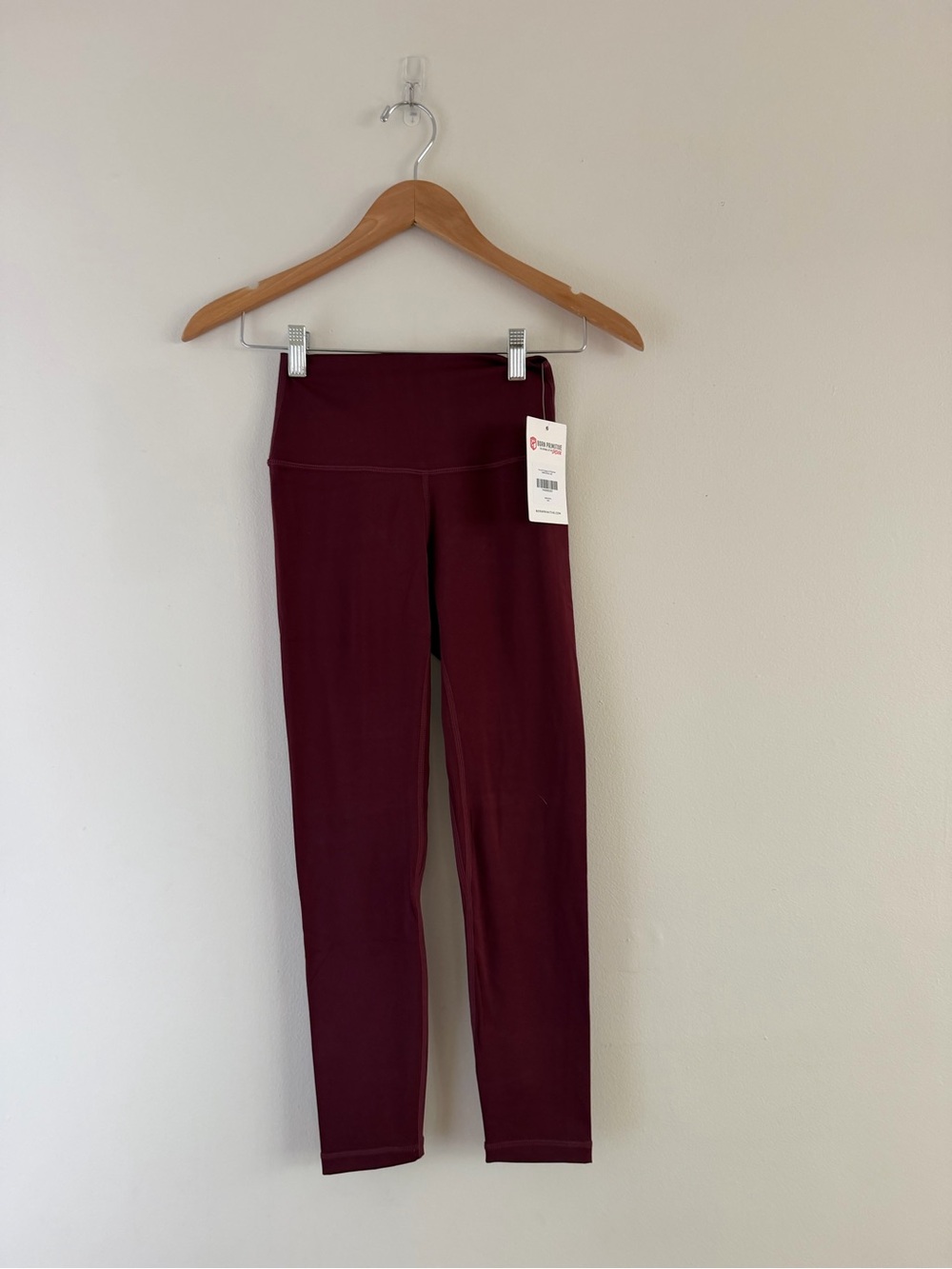 Born Primitive Burgundy High-Waist Leggings